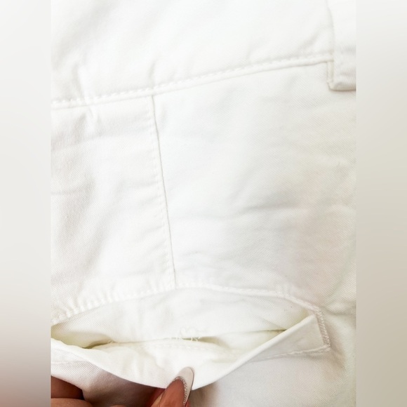 Peserico Cuffed Trousers Casual Pants White Size 40/Small - Picture 2 of 3
